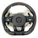 100%AMG Carbon Fiber Flat Custom Steering Wheel for Mercedes-Benz AMG Old to New