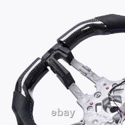 100% Carbon Fiber LED Steering Wheel skeleton M1 M2 M3 M4 F80 F82 F90 2015-19