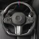 100% Real BMW Carbon Fiber Leather Customized Steering Wheel For M5 F90 G12 G30