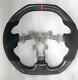 100% Real Carbon Fiber Alcantara/ Leather Car Steering Wheel For Nissan GTR R35