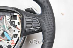 100% Real Carbon Fiber Car Steering Wheel For BMW F10 F11 5 6 7 Series