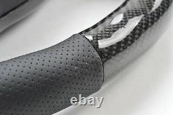 100% Real Carbon Fiber/Leather Car Steering Wheel For BMW E46