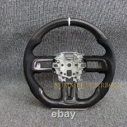 100% Real Carbon Fiber Steering Wheel Fit Ford Mustang Shellby S550 2015-2017