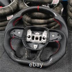 100% Real Carbon Fiber Steering Wheel For charger challenger scat pack 2015-2022