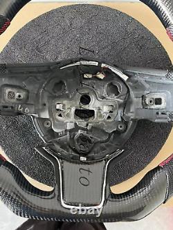 100%Real Carbon fiber Steering Wheel Frame Fits Jaguar XJ XJR XJR575 2010-2019