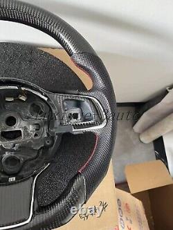100%Real Carbon fiber Steering Wheel Frame Fits Jaguar XJ XJR XJR575 2010-2019