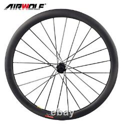 1245g 700C Carbon Fiber Road Bike Wheelset Bicycle Wheels Carbon Spokes Disc