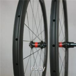 12 Speed Carbon Fiber Road Wheelset 5025mm Wheel Tubeless XDR / Micro Spline