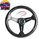 14INCH Forged Carbon Fiber Racing Steering Wheel Deep Dish 6 Bolt Universal