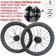18/20er 406/355 Carbon Fiber Road Bike Wheelset 25x38mm Clincher Disc Brake Hub
