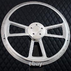 18 Billet Aluminum Steering Wheel Big Rig Carbon Fiber Vinyl 5 Hole Semi Truck