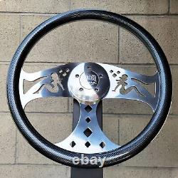 18 Billet Mud Flap Girls Steering Wheel Carbon Fiber Big Rig Semi Truck