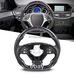 1X Hydro Dip Carbon Fiber Steering Wheel For Chevrolet Corvette C7 ZR1 Z06 14-19