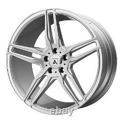 1 New 20X10.5 Asanti Black Orion Silver with Carbon Fiber Wheel/Rim 5x115 ET20