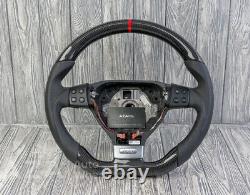 2005-2009 Vw Mk5 Golf Jetta Gli Gti Carbon Fiber Steering Wheel Flat Bottom