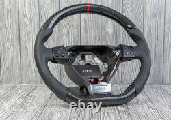 2005-2009 Vw Mk5 Golf Jetta Gli Gti Carbon Fiber Steering Wheel Flat Bottom