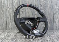 2005-2009 Vw Mk5 Golf Jetta Gli Gti Carbon Fiber Steering Wheel Flat Bottom