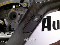 2007 to 2014 Infiniti G35/G37 Suede Black Carbon Fiber Steering Wheel 6572D OEM