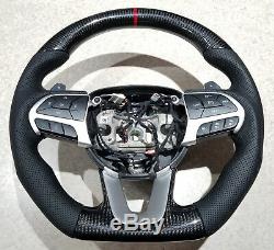 2010-2018 Dodge Ram Ferrari Racing Design Real Carbon Fiber Steering Wheel
