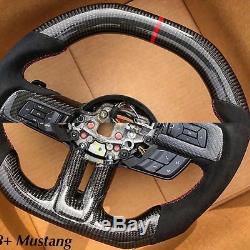 2010-2018 Dodge Ram Ferrari Racing Design Real Carbon Fiber Steering Wheel