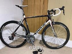 2011 Focus Cayo Carbon Di2 Road Bike Shimano Ultegra IMPECCABLE Carbon wheels