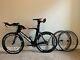 2012 Cervelo P2 Carbon Fiber Triathalon Bike With 65mm Carbon Fiber Wheels