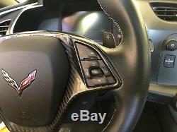 2014-2019 Corvette C7 Corvette Carbon Fiber Steering Wheel Trim