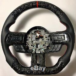 2015-2016- 2017- Ford Mustang Forged Carbon Fiber Steering Wheel