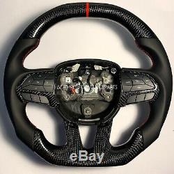 2015+ Dodge Charger / Challenger SRT- XTREME CARBON FIBER STEERING WHEEL