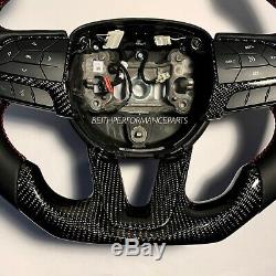 2015+ Dodge Charger / Challenger SRT- XTREME CARBON FIBER STEERING WHEEL