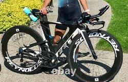 2015 Felt IA10 Ultegra Di2 Carbon TT/Triathlon Bike, 48cm with2 set carbon wheels