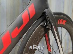 2015 Fuji Norcom Straight 2.1 Time Trial Triathlon bike withcarbon wheels & bar