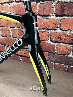 2015 Pinarello Dogma F8 56cm Carbon Road Bike Frameset Rim Brake Black/Fluro