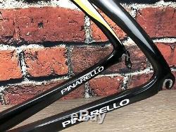 2015 Pinarello Dogma F8 56cm Carbon Road Bike Frameset Rim Brake Black/Fluro