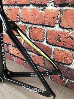 2015 Pinarello Dogma F8 56cm Carbon Road Bike Frameset Rim Brake Black/Fluro