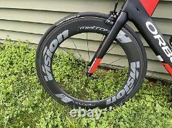 2016 ORBEA ORDU Medium TT Bike SRAM RED ETAP, Vision metro 81SL Carbon wheels