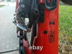 2018 BMC Teammachine SLR01 Sram Red eTAP Zipp Wheels 58cm Low Miles