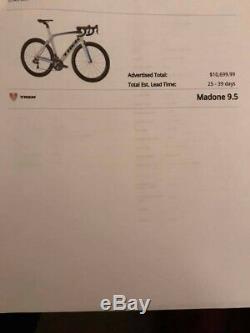 2018 Trek Madone 9.5 RSL Project 1 Road Bike 56cm (wheels not included)
