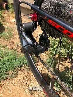 2018 scott addict rc 10, 54cm, carbon wheels, fully upgraded