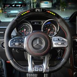 2019 AMG model LED Carbon Steering Wheels for Mercedes benz 2014+