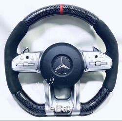 2019 Mercedes Amg C63 E63 Gt S63 Cls63 G63 Carbon Fiber Piano Steering Wheel