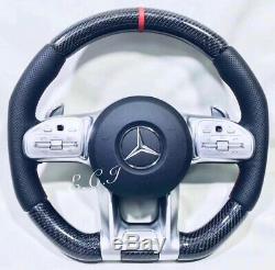 2019 Mercedes Amg C63 E63 Gt S63 Cls63 G63 Carbon Fiber Piano Steering Wheel