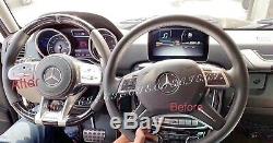 2019 Mercedes Amg For 20132018 G550 G65 G63 Carbon Fiber Piano Steering Wheel