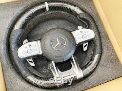 2019 Mercedes Amg For 20132018 G550 G65 G63 Carbon Fiber Piano Steering Wheel