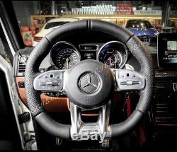 2019 Mercedes Amg For 20132018 G550 G65 G63 Carbon Fiber Piano Steering Wheel