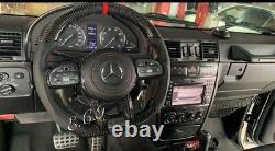 2020 Mercedes Amg For 2003-2012 G550 G55 Amg Carbon Fiber Piano Steering Wheel