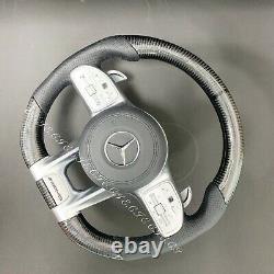 2020 Mercedes Amg For 2003-2012 G550 G55 Amg Carbon Fiber Piano Steering Wheel
