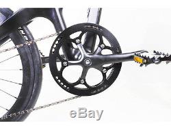 20in Full Carbon Folding Bike Shimano Disc Frame Crankset Fork wheels Gloss Stem