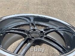 20inch Carbon Fiber 3-Piece Wheel 5x112 Gunmetal Carbon Fiber Face 20x11.5