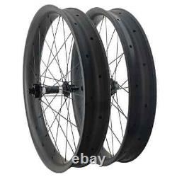 26er Snow Sand Beach Fat Bike Wheelset 9040mm Carbon Fiber Wheels HG XD Hub